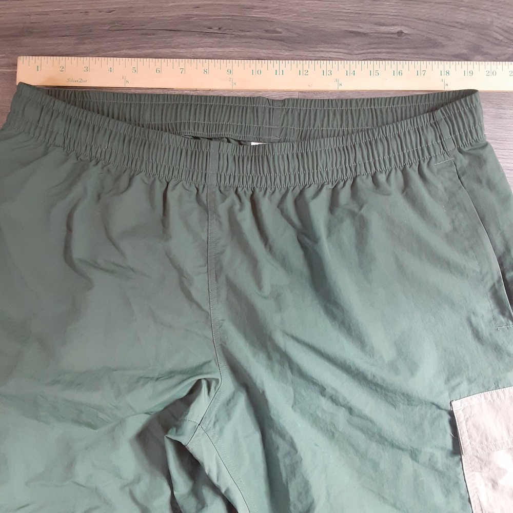 Adidas Originals Mens Convertible Cargo Track Pants Sage Green Zip Off XL - Picture 4 of 15